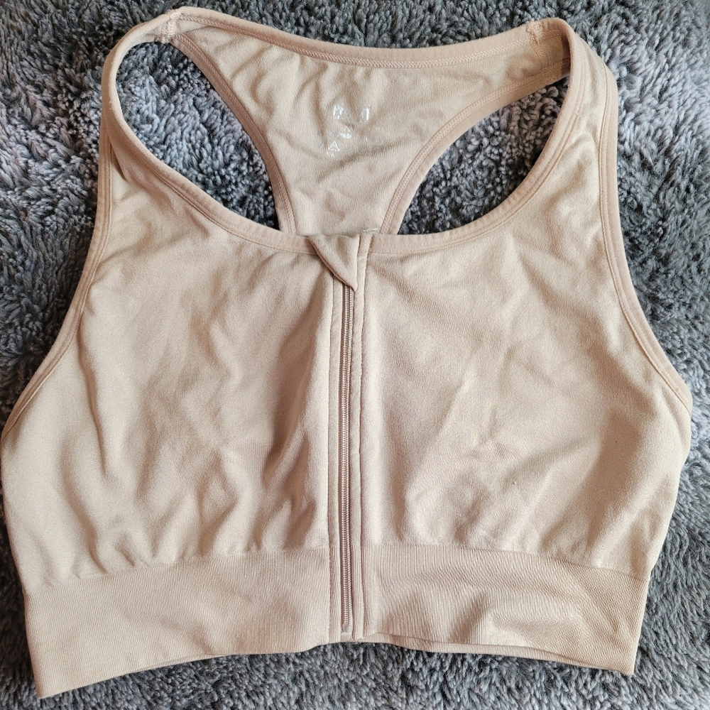 Seamless Tan Sports Bra